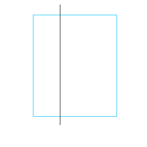 斜めの顔の下絵-02